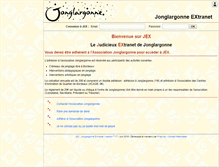 Tablet Screenshot of jex.jonglargonne.org